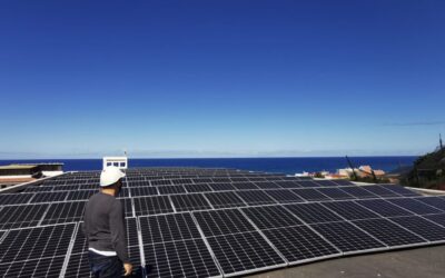 Instaladas las placas solares en el CEIP Punta Brava