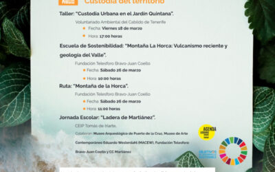 Proactivas centrará el mes de marzo en la Custodia del Territorio