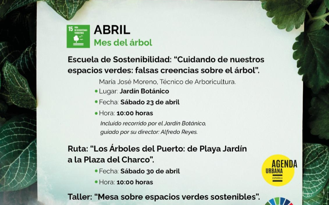 Proactivas centrará el mes de abril en el arbolado y los espacios verdes locales